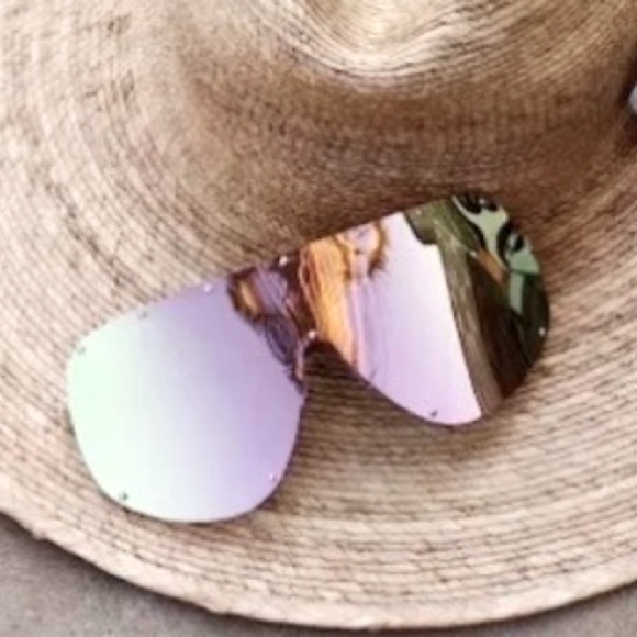 🥂PINK MIRROR ✨SHIELD OVERSIZED MASK SUNNIES XL - Picture 3 of 6